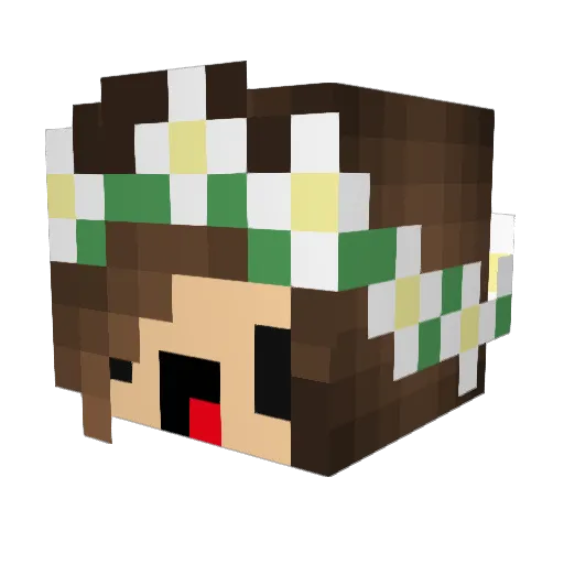 chapman_j Minecraft avatar head, 3D render