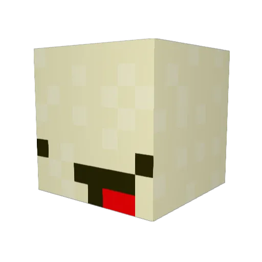 chapsaldduck Minecraft avatar head, 3D render