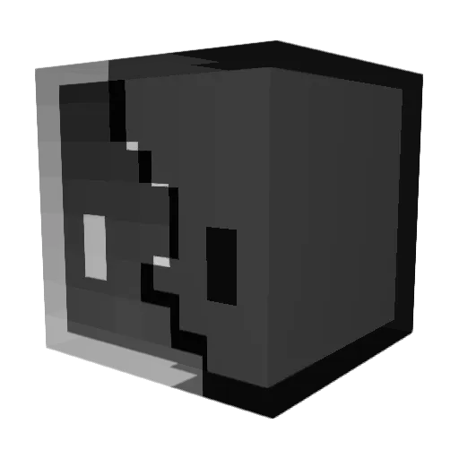chapsuei Minecraft avatar head, 3D render