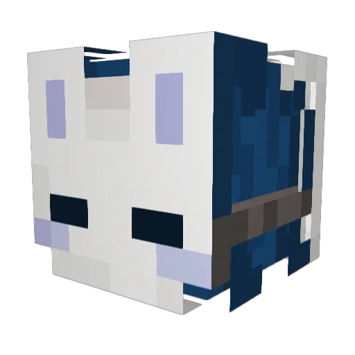 char007 Minecraft avatar head, 3D render
