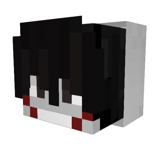 char9e Minecraft avatar head, 3D render