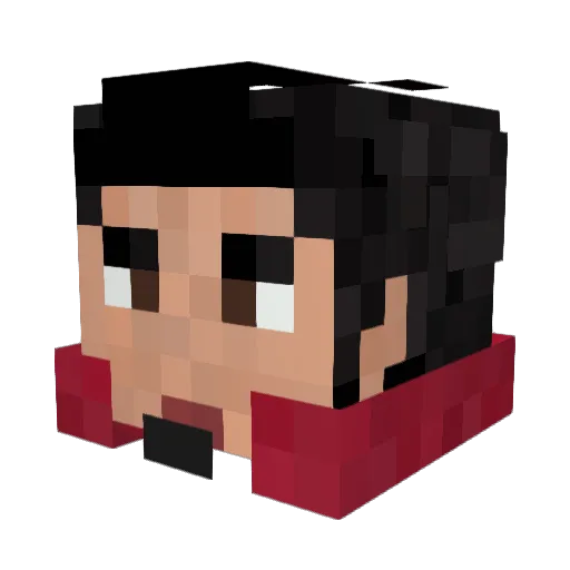 charMikeL Minecraft avatar head, 3D render