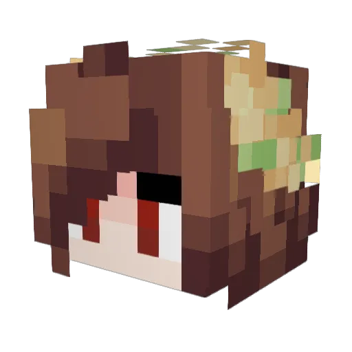 char_dreemurr Minecraft avatar head, 3D render