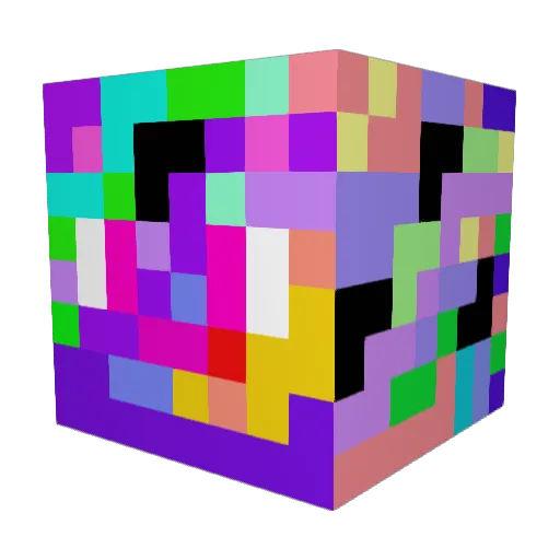 charbarnett Minecraft avatar head, 3D render