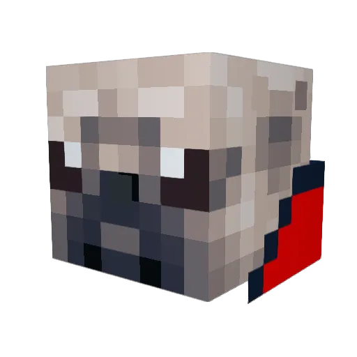 charbear13 Minecraft avatar head, 3D render