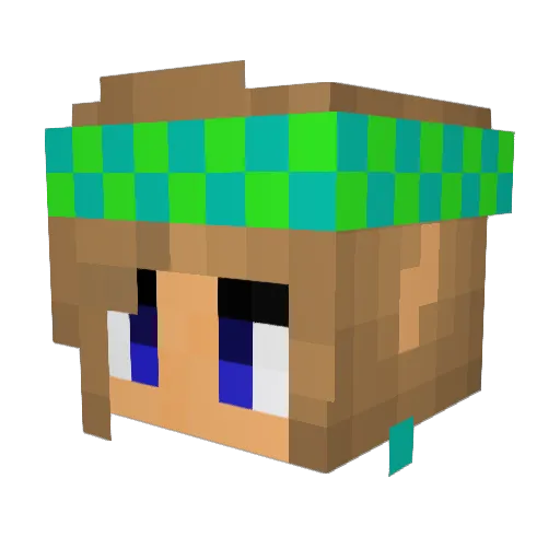 charboule32 Minecraft avatar head, 3D render