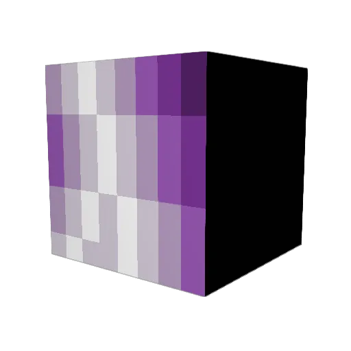 charchartay Minecraft avatar head, 3D render