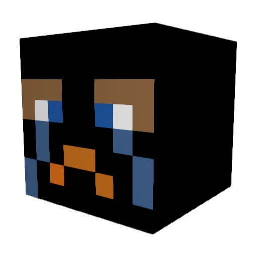 charchygamer Minecraft avatar head, 3D render
