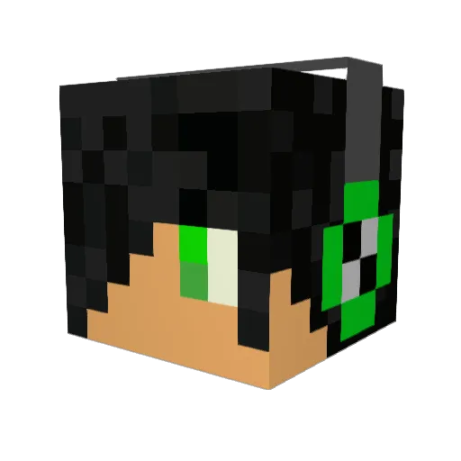 charesttt Minecraft avatar head, 3D render