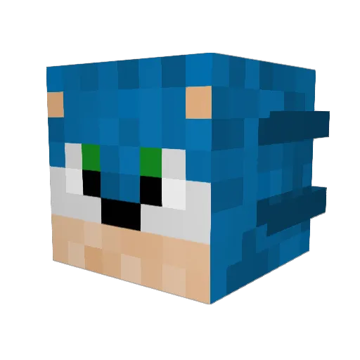 charfart Minecraft avatar head, 3D render