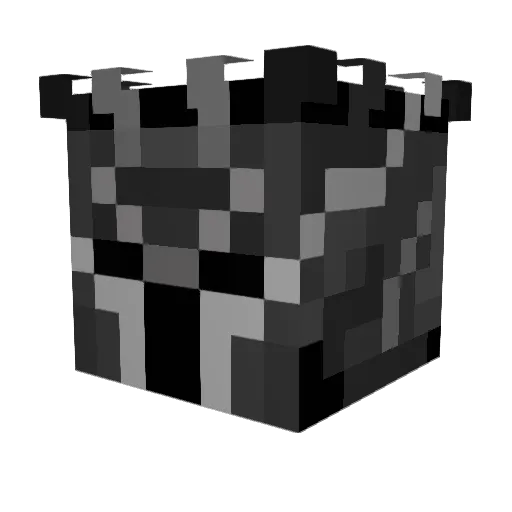 charificx Minecraft avatar head, 3D render
