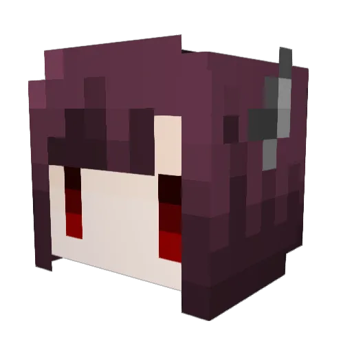 chariot385 Minecraft avatar head, 3D render