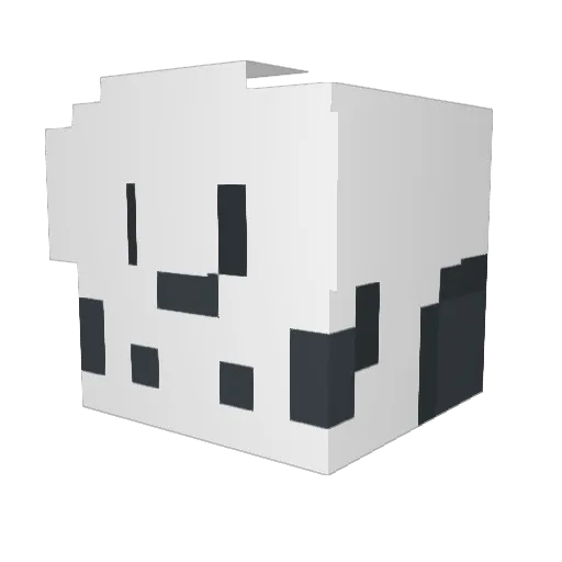 chariswrong Minecraft avatar head, 3D render