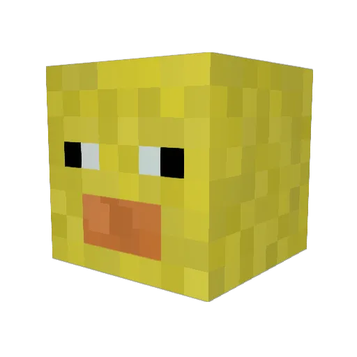 charitym Minecraft avatar head, 3D render