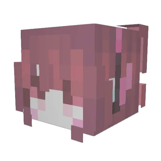 charizard_013 Minecraft avatar head, 3D render