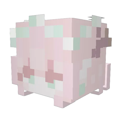 chark333 Minecraft avatar head, 3D render