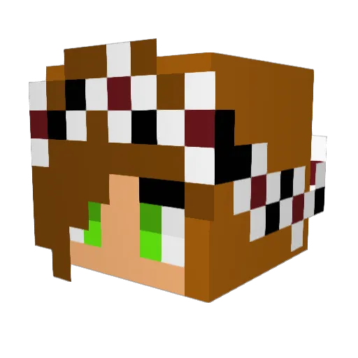 charkenvy Minecraft avatar head, 3D render
