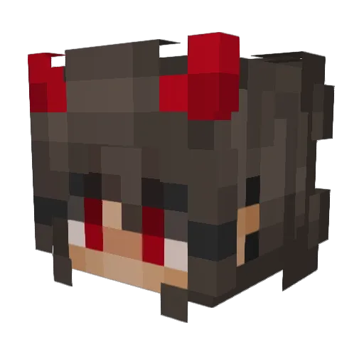 charleezzz Minecraft avatar head, 3D render