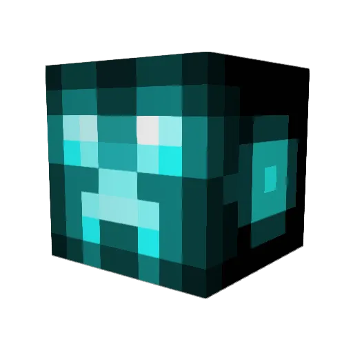 charles5000_1 Minecraft avatar head, 3D render