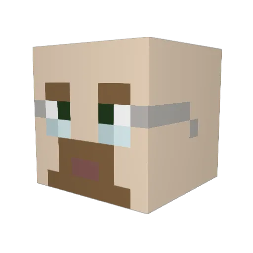 charlesH29 Minecraft avatar head, 3D render