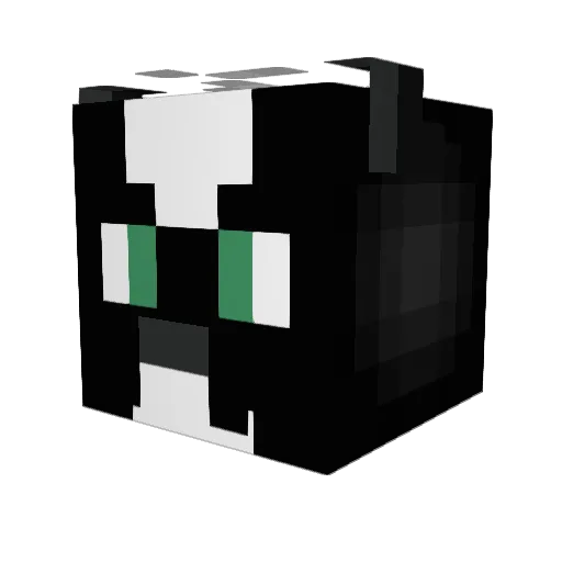 charlesLevon Minecraft avatar head, 3D render