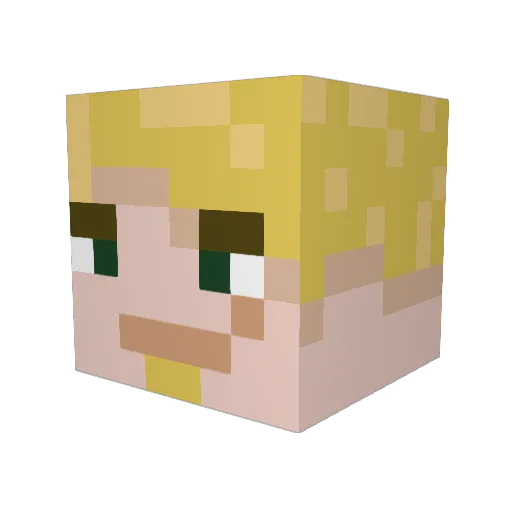charles_godwin Minecraft avatar head, 3D render