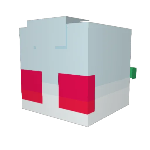 charlesbing Minecraft avatar head, 3D render