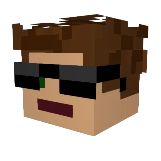 charlesdw2002 Minecraft avatar head, 3D render