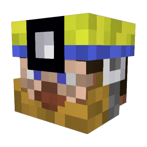 charleti258 Minecraft avatar head, 3D render