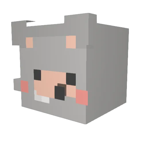 charley12347 Minecraft avatar head, 3D render