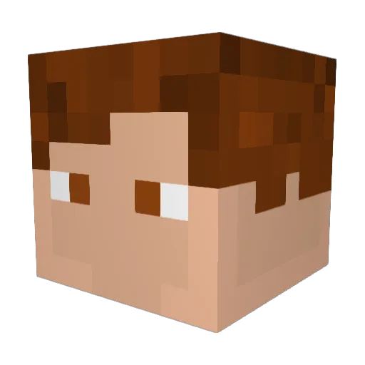 charleyrd Minecraft avatar head, 3D render