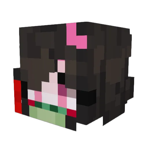 charlidameliosbf Minecraft avatar head, 3D render