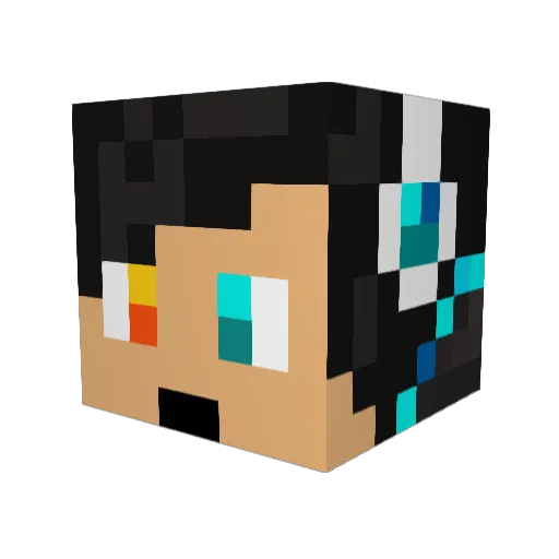 charlie0705 Minecraft avatar head, 3D render
