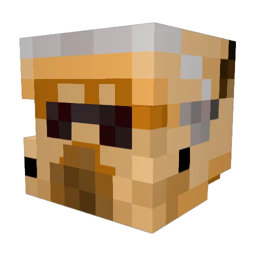 charlie_ch Minecraft avatar head, 3D render