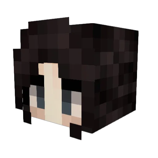 charliebebe Minecraft avatar head, 3D render