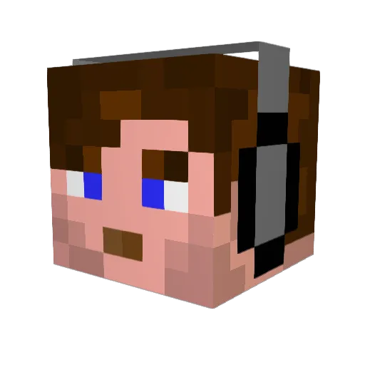 charliebower01 Minecraft avatar head, 3D render