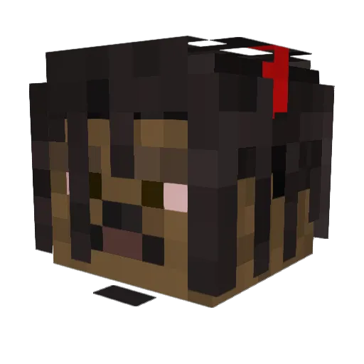 charliechapling Minecraft avatar head, 3D render