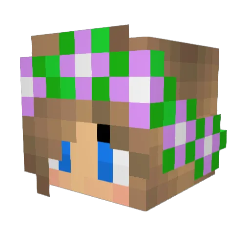 charlieewen6 Minecraft avatar head, 3D render