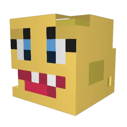 charlief1335 Minecraft avatar head, 3D render