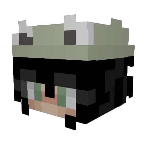 charliefrog_ Minecraft avatar head, 3D render