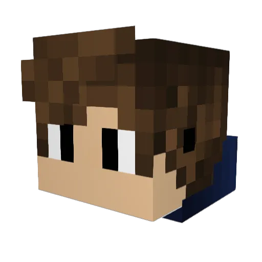 charliegamer360 Minecraft avatar head, 3D render