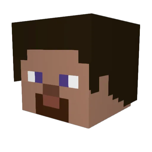 charlirenea Minecraft avatar head, 3D render