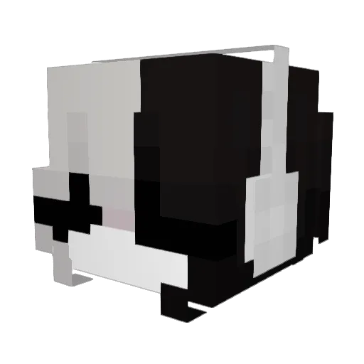 charlixa Minecraft avatar head, 3D render