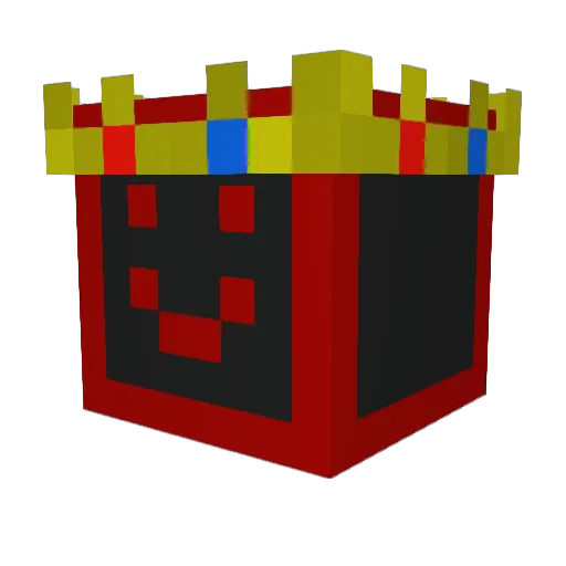 charlman Minecraft avatar head, 3D render