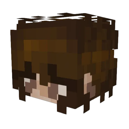 charlocwc Minecraft avatar head, 3D render