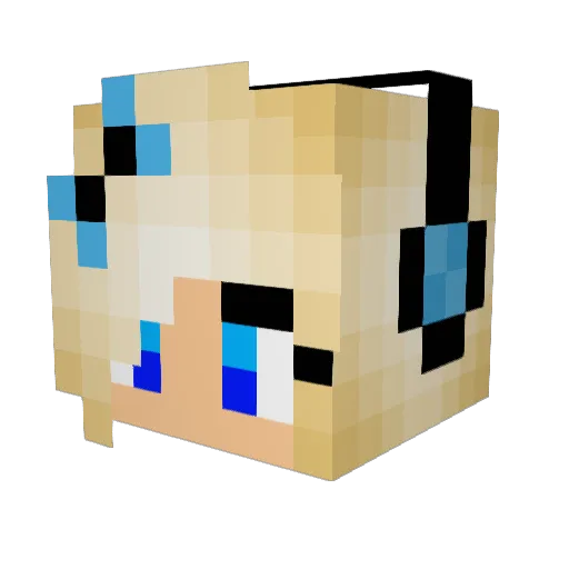 charly0203 Minecraft avatar head, 3D render