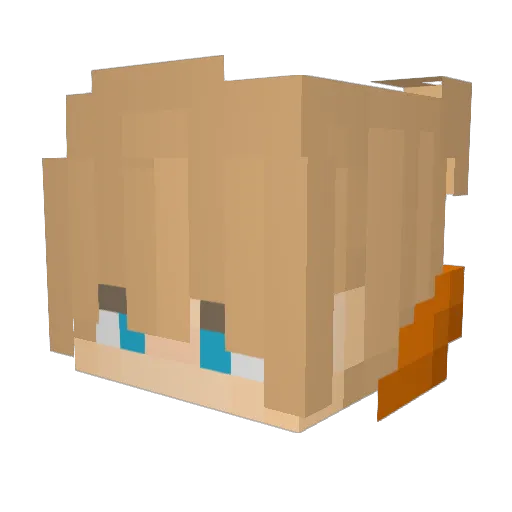 charly170221 Minecraft avatar head, 3D render