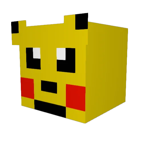 charlybucket Minecraft avatar head, 3D render