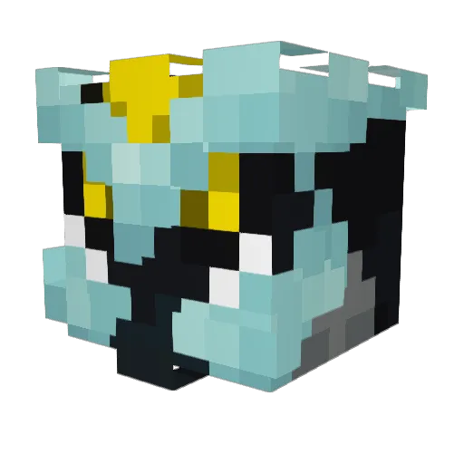 charlyzerr Minecraft avatar head, 3D render