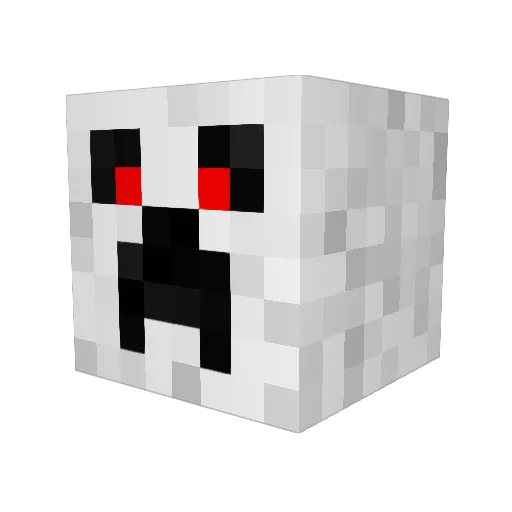 charlz22 Minecraft avatar head, 3D render
